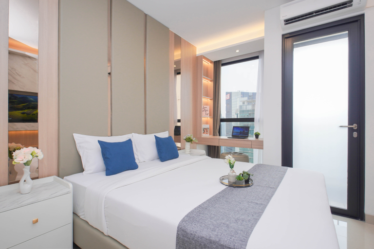 Bedroom 4, Charming Warm Studio at Ciputra World 2 Apartment By Travelio, Jakarta Selatan