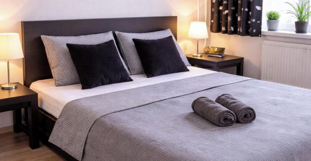 Bedroom, VBloku Apartments, Praha 5