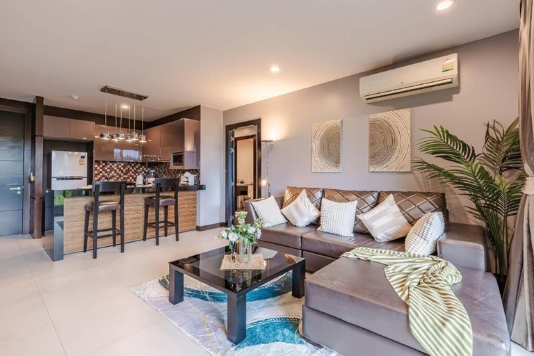 Living area 3, Majestic 2BR with garden view in Regent, Pulau Phuket