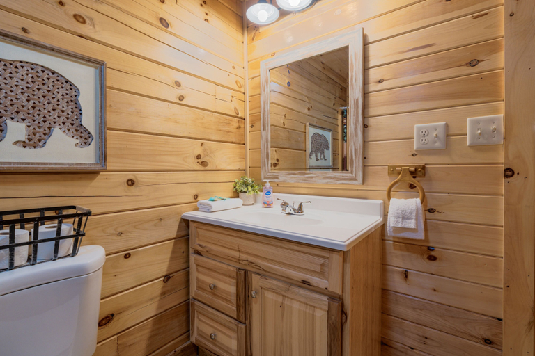 Bathroom 2, Black Bear Retreat 2 Beds! 2 Bedroom Cabin, Sevier