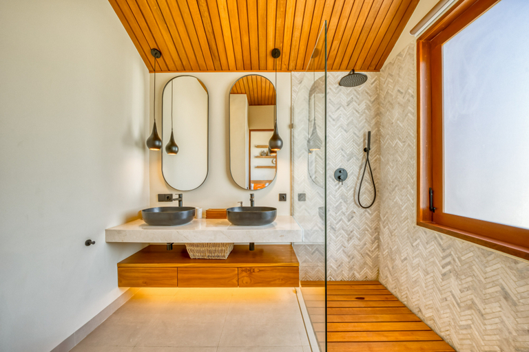 Bathroom 5, SDB Peaceful 2BR Private Pool Villa in Melasti, Badung