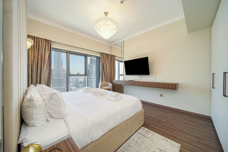 Room 2, PVH - 2BR Burj Khalifa View - BurjRoyale, Dubai