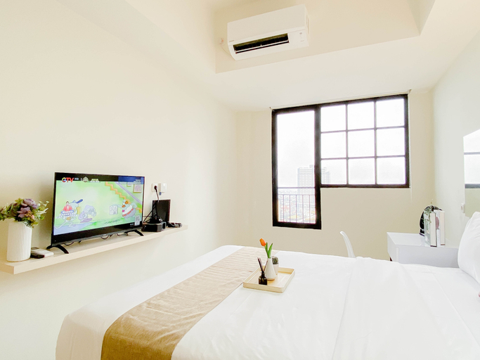 Bedroom 5, Enjoy Living Studio at Apartment Evenciio Margonda By Travelio, Depok