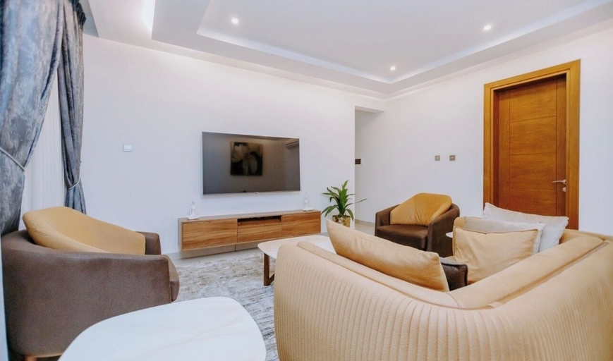 Living area 3, The Jewel Apartment, Accra