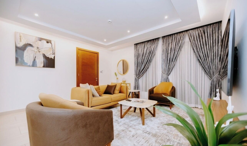 Living area 5, The Jewel Apartment, Accra