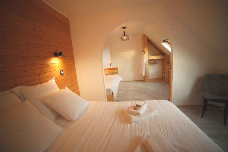 Bedroom 3, Gite piscine et spa interieurs, Finistère