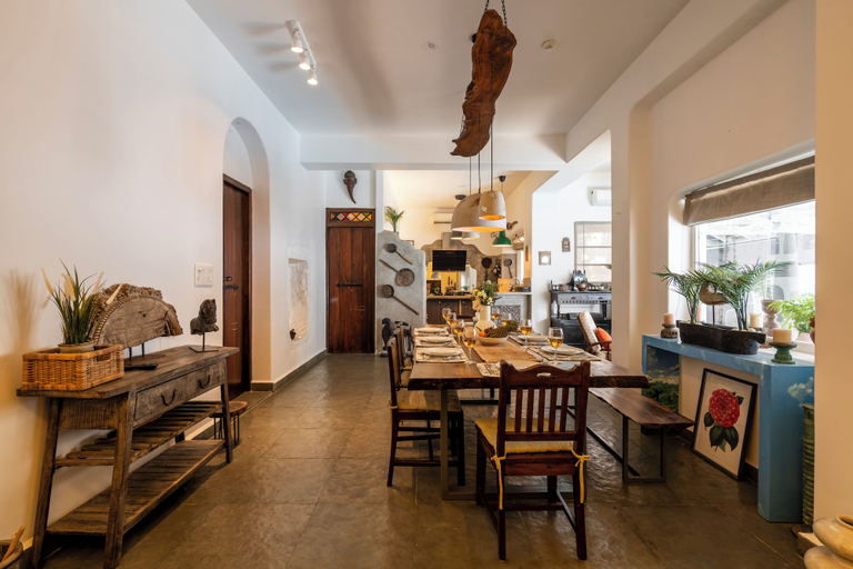 Dining 4, Staymaster Villa Anasoh 4BHK, North Goa
