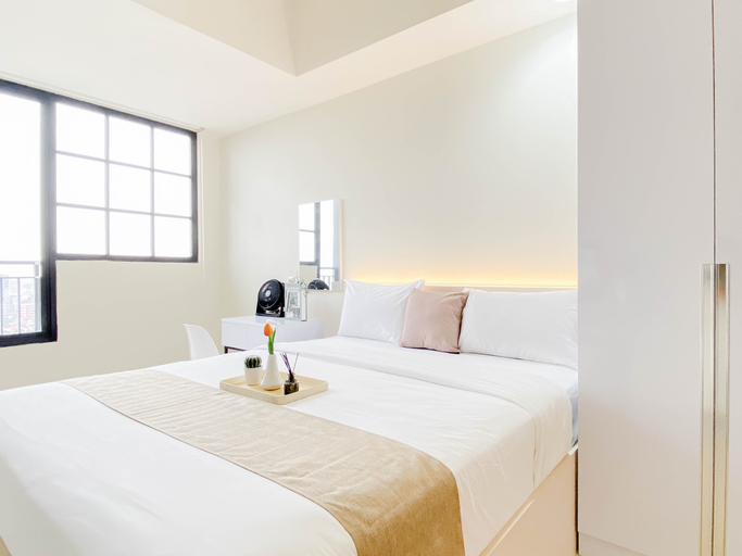 Bedroom 3, Enjoy Living Studio at Apartment Evenciio Margonda By Travelio, Depok
