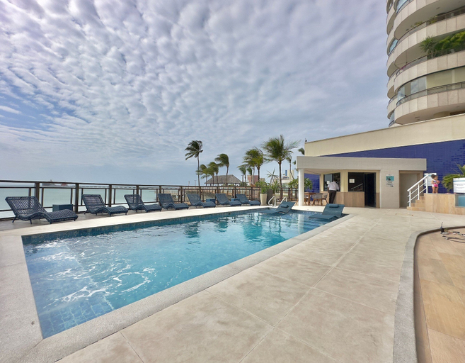 Pool 5, Apart-hotel Iate Plaza, Vista Completa da Orla de Fortaleza, Fortaleza