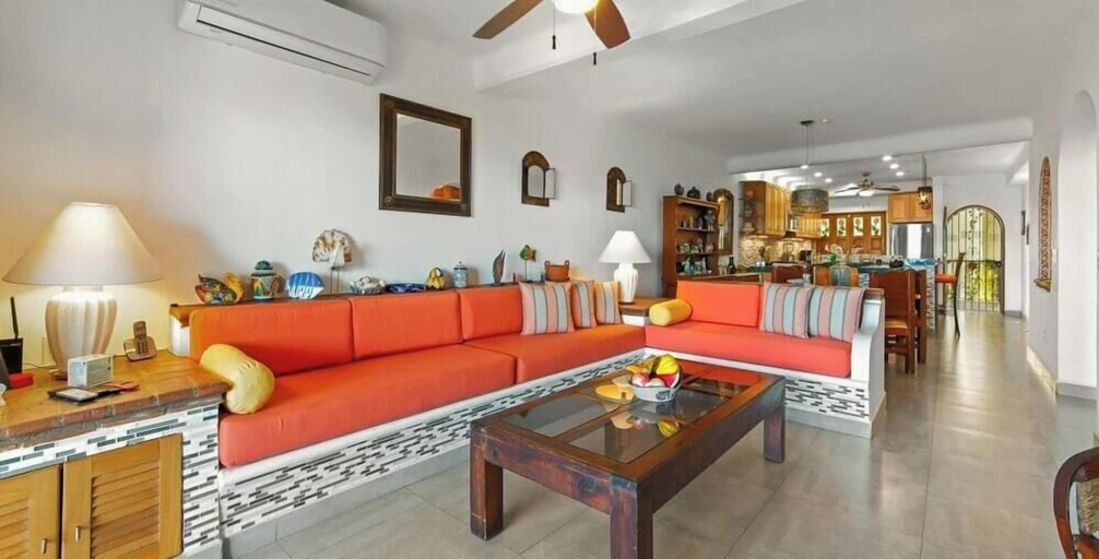 Living area 3, Ocean View 2Br Condo-balcony-beach-pool - 603, Puerto Vallarta