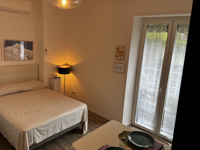 Bedroom 2, Cosy Studio Near Rapallo Beach Via Baisi, Genova