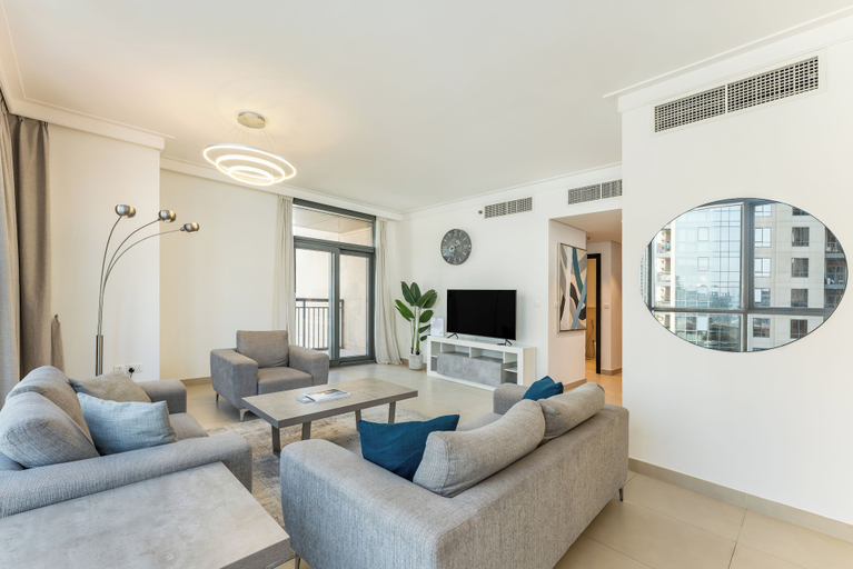 Living area 5, PVH - Harbourfront 2BR - Creek Res South, Dubai