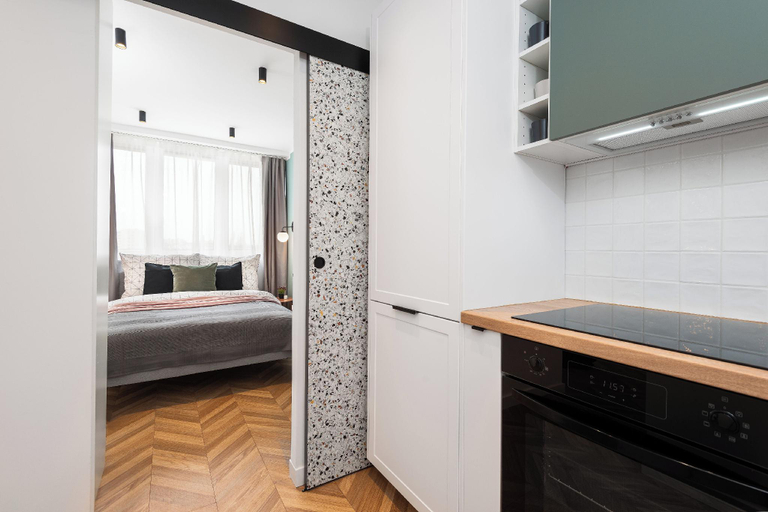 Bedroom 2, Szafir - by Kairos Apartments, Gliwice City