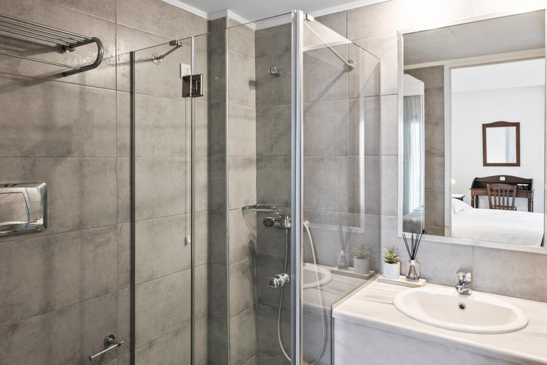 Bathroom, Erofili Beach Hotel, North Aegean