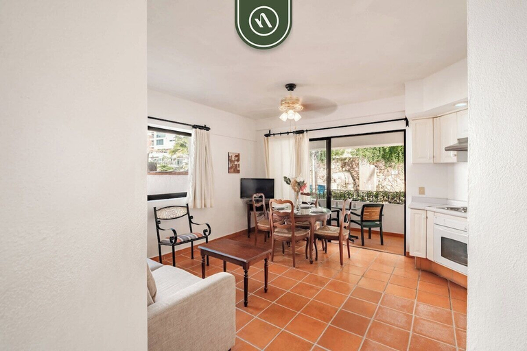 Living area 2, Amazing 1 BR Condo - Terrace - Pool - Romantic Zone, Puerto Vallarta