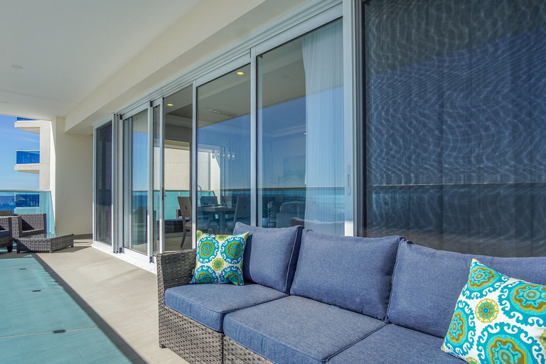 Terrace/patio 4, Stunning Beach Front Encantame Verano 605, Puerto Peñasco