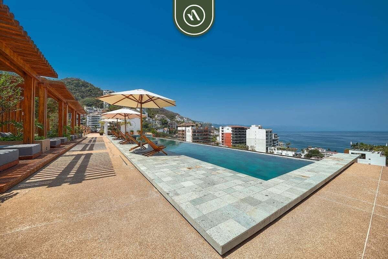 Pool 2, Oceanview Condo With Amazing Rooftop Pool - Gym, Puerto Vallarta