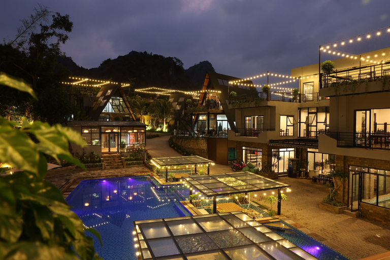 Front of property - evening/night