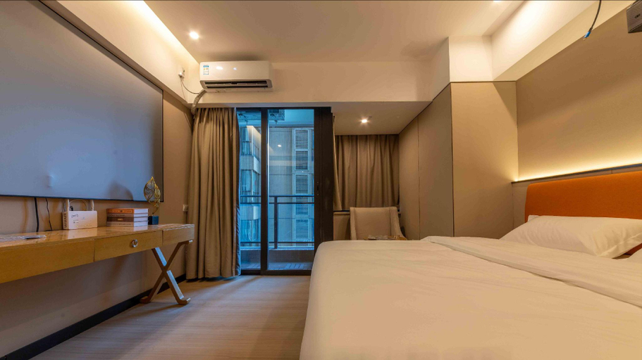 Bedroom 2, Meidu Serviced Apartment (Yongqingfang Chenjiaci Subway Station Branch), Guangzhou