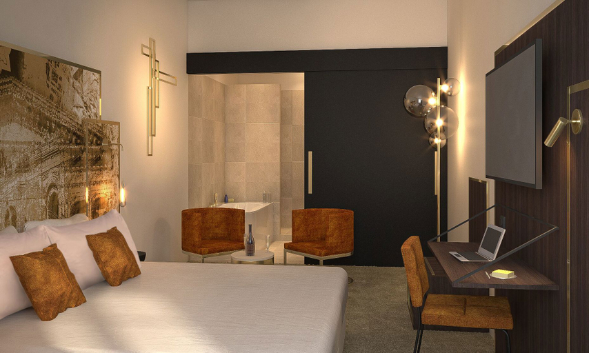 Bedroom 2, Le Grand Hôtel Dieu by SOWELL COLLECTION, Gard