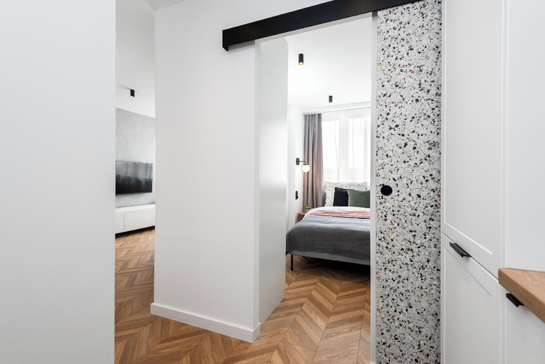 Bedroom 3, Szafir - by Kairos Apartments, Gliwice City