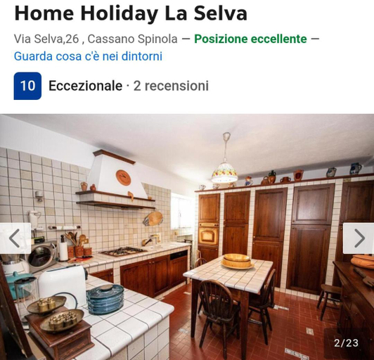 Others 2, Home Holiday La Selva, Alessandria