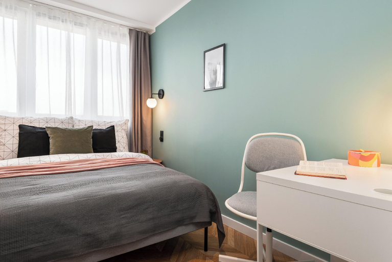 Bedroom 4, Szafir - by Kairos Apartments, Gliwice City