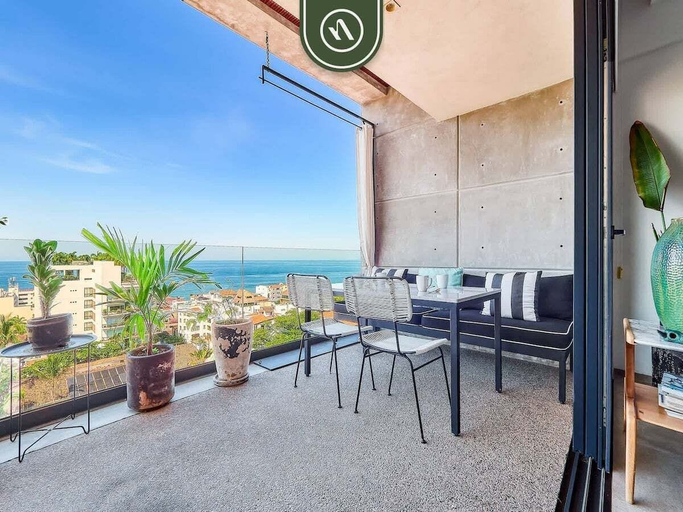 Outdoor dining 3, Oceanview Condo With Amazing Rooftop Pool - Gym, Puerto Vallarta