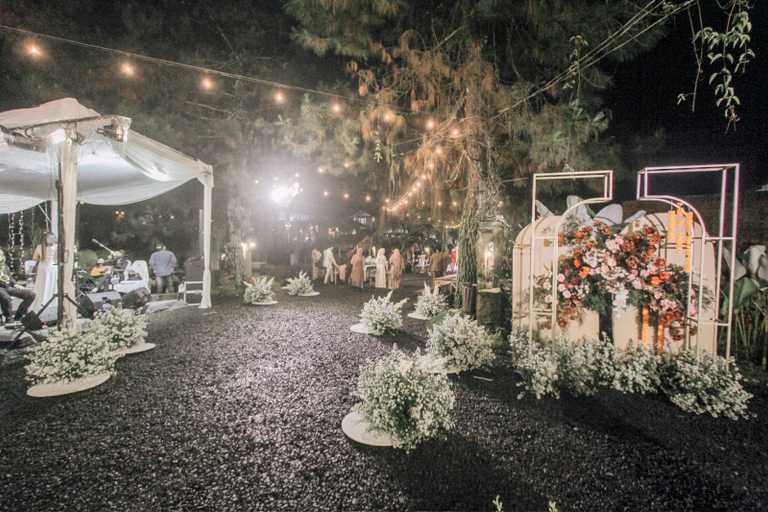 Outdoor banquet area 4, Vila Air Natural Resort, Bandung