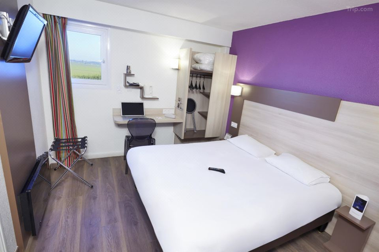 Bedroom 3, greet Hotel Dijon Sud Longvic, Côte-d'Or