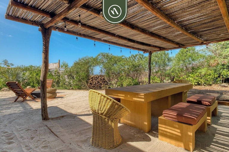 Outdoor dining 5, Stunning Two-bedroom Ocean View House - Mazul, Dist. Pochutla