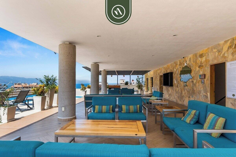 Outdoor dining 5, Elegant 2 BR Condo With Amazing Rooftop Pool, Puerto Vallarta
