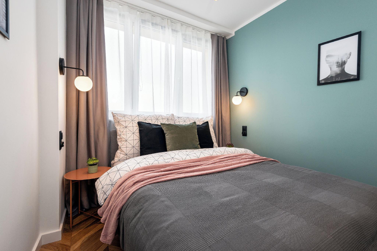 Bedroom 4, Szafir - by Kairos Apartments, Gliwice City