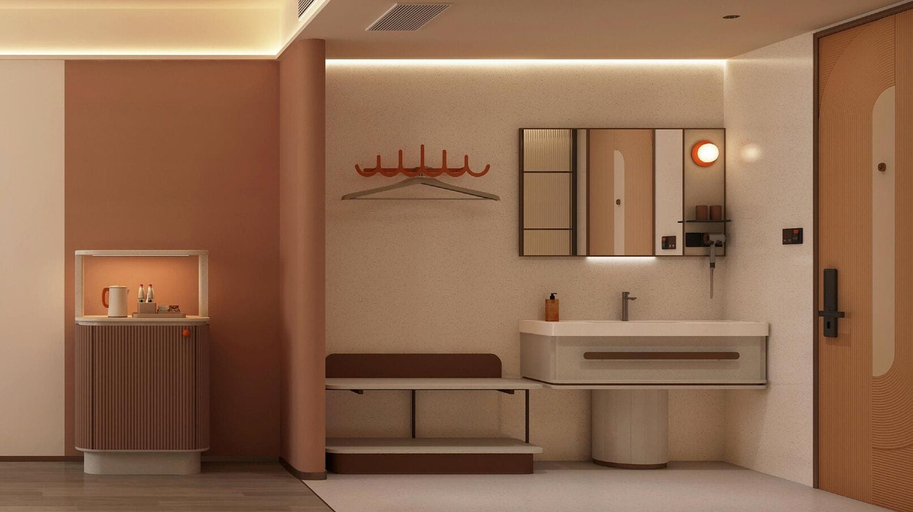 Bathroom 4, Dorsett Wuhan, Wuhan