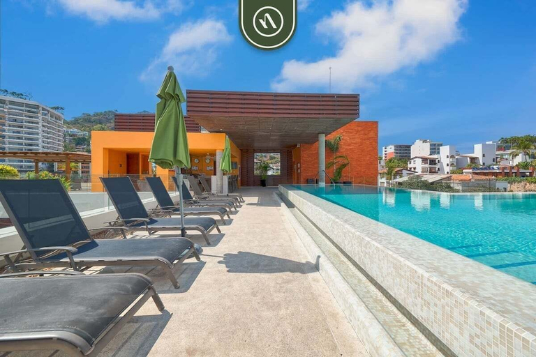 Pool 4, Studio in Romantic Zone - Rooftop Pool - King Bed, Puerto Vallarta