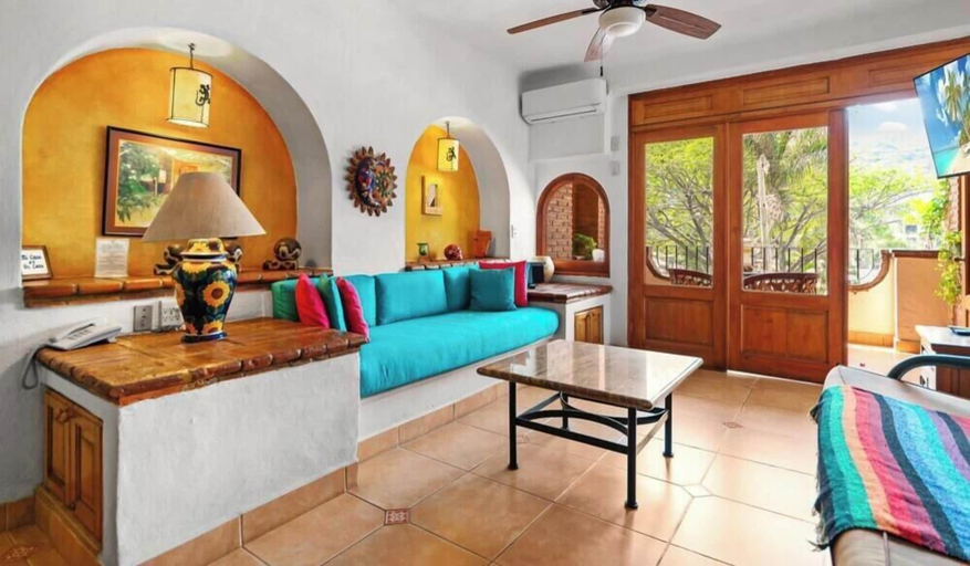 Living area 5, Ocean View 1Br Condo-balcony-beach-pool - 306, Puerto Vallarta