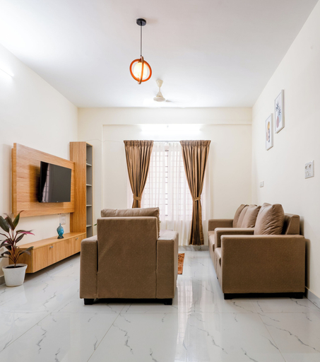 Living area 5, Odilia Apartelle, Bangalore
