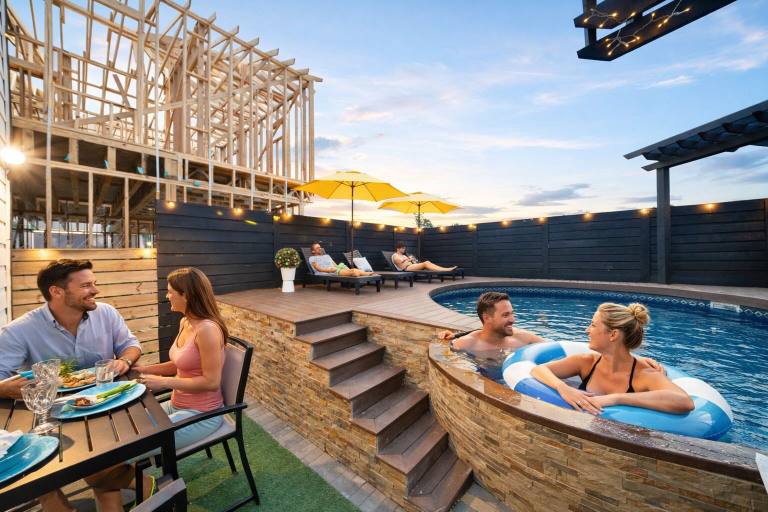 Pool 3, Empress Whimsical Retreat, Houston