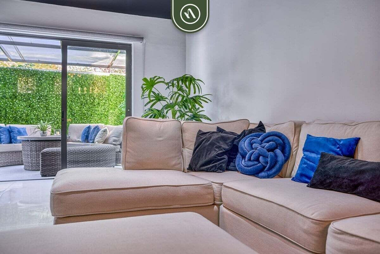 Living area 3, Modern 2BR Condo in Old Town - Private Terrace, Puerto Vallarta