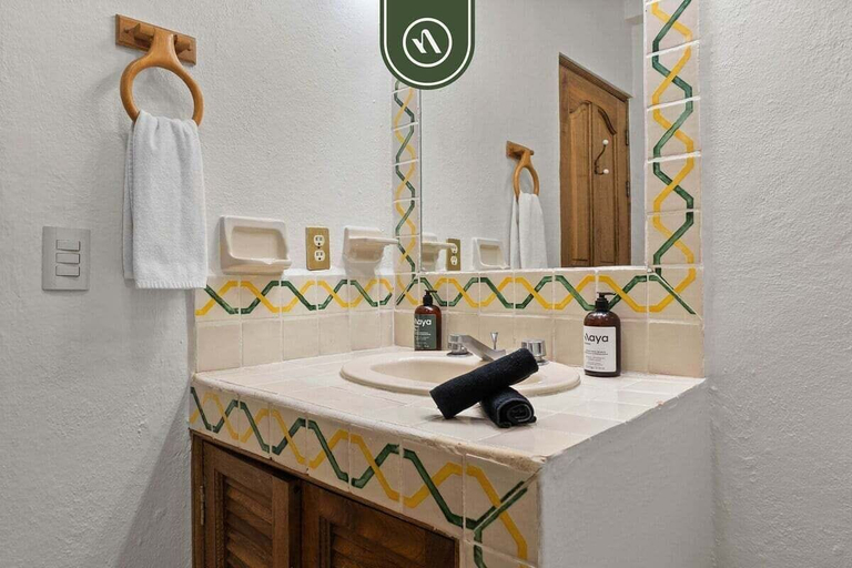 Bathroom 4, Beachfront Mexican Styled 3 BR Condo in Downtown, Puerto Vallarta