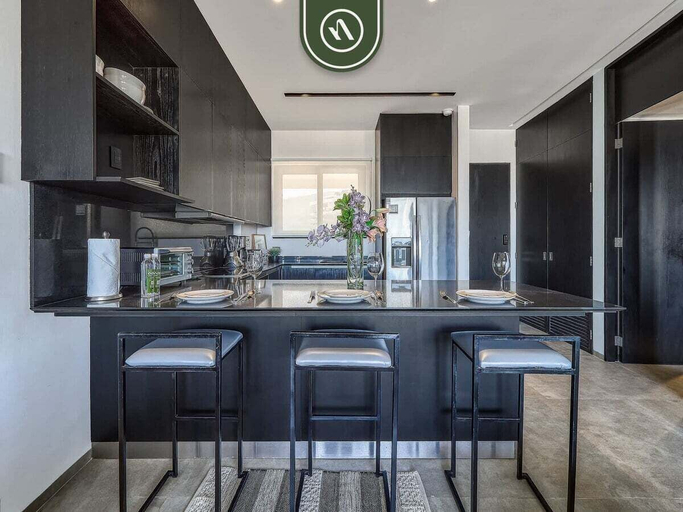 Private kitchen 5, Oceanview Condo With Amazing Rooftop Pool - Gym, Puerto Vallarta