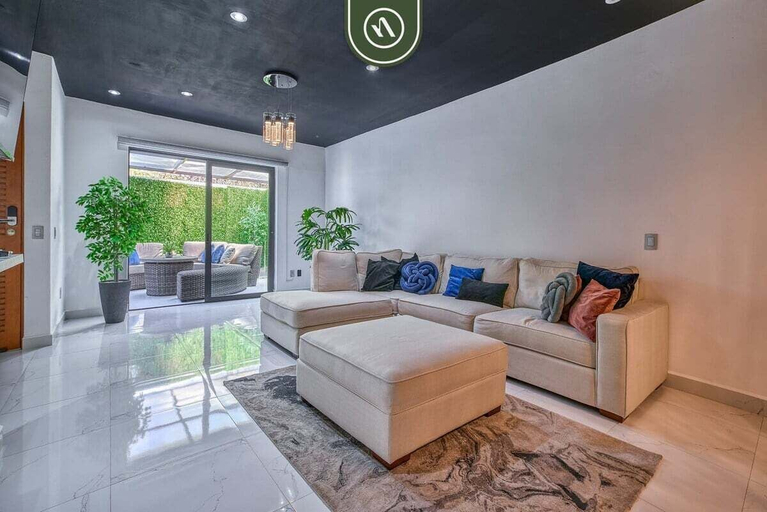 Living area 5, Modern 2BR Condo in Old Town - Private Terrace, Puerto Vallarta