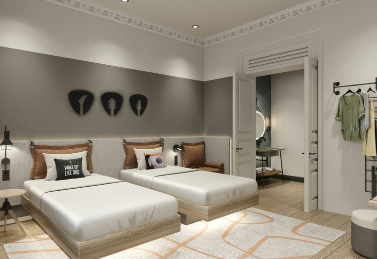 Bedroom 2, Moxy Istanbul Taksim, Beyoğlu