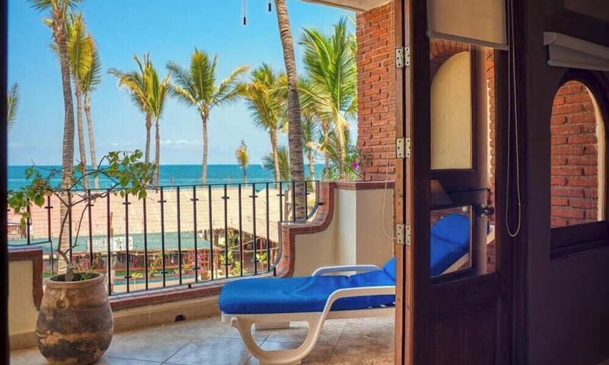 View from room 4, Ocean View 2Br Condo-balcony-beach-pool - 204, Puerto Vallarta