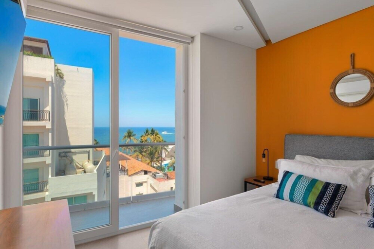 Room 4, New 1 Br Unit 2 Min From Beach - Pool - King Bed, Puerto Vallarta