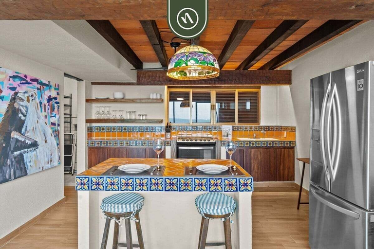 Private kitchen 4, Oceanfront 2 BR Condo With Spectacular View - Pool, Puerto Vallarta