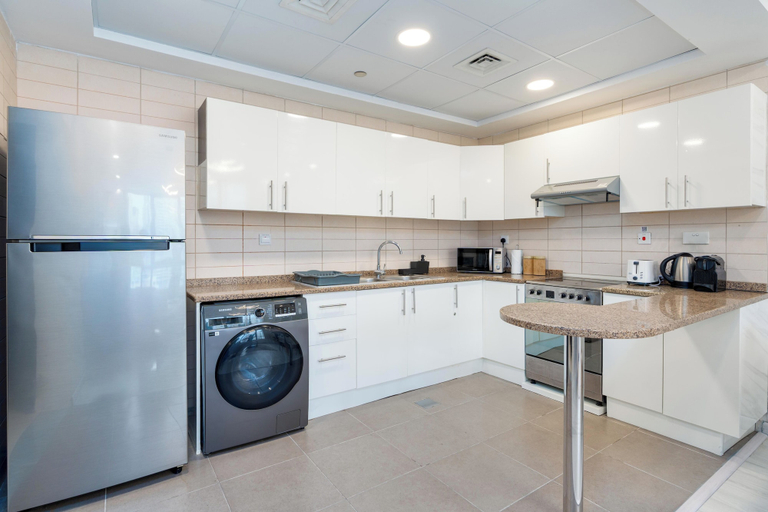 Private kitchen 5, bnbme - Al Waleed Paradise - 1BR, Dubai