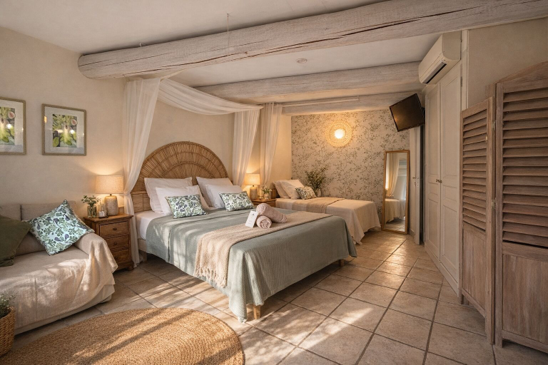 Bedroom, La Bastide Des Pins, Gard