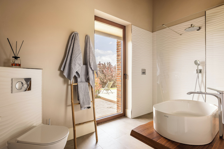 Bathroom 4, Melaiolo Modern Apartment With Pool Montaione, Florence