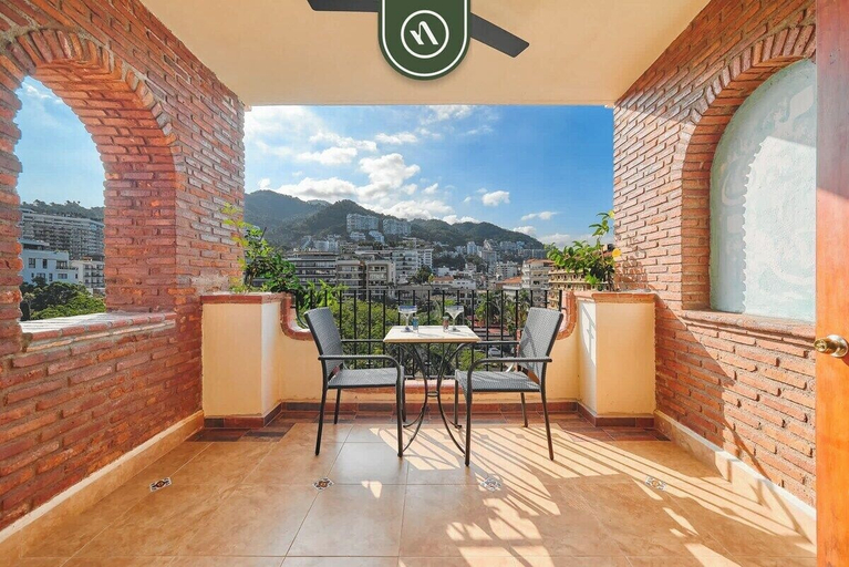 Outdoor dining 3, Ocean View 1Br Condo-balcony-beach-pool - 606, Puerto Vallarta